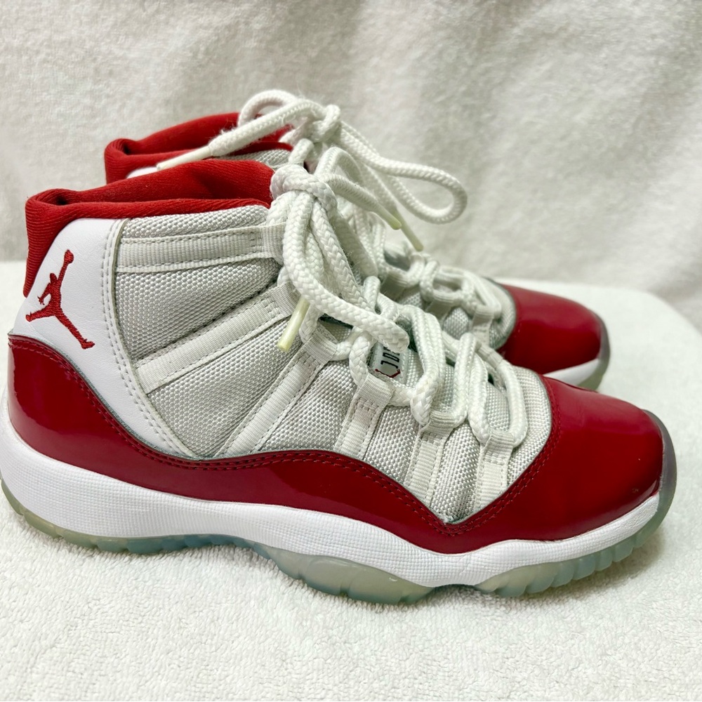 Nike Air Jordan Retro 11 Cherry Sneakers- Size 3.5 Youth/ Women’s 5